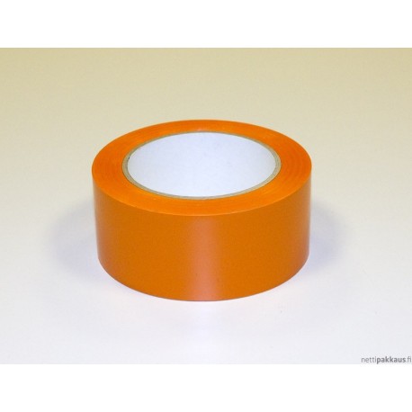Suojausteippi, oranssi, pvc, 50mmx33m, 100my